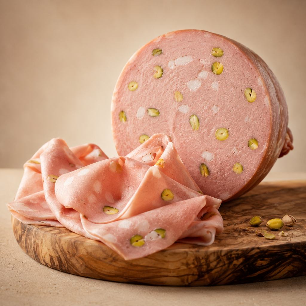 Mortadella mit Pistazien